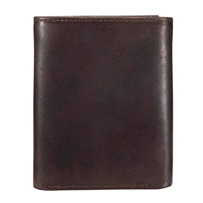 Oil Tan Leather Trifold Wallet