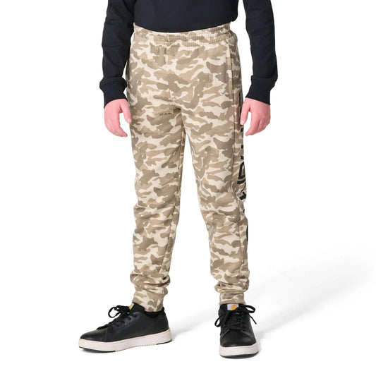 Boys' Elastic Waistband Fleece Camo Printed Sweatpant (Child)