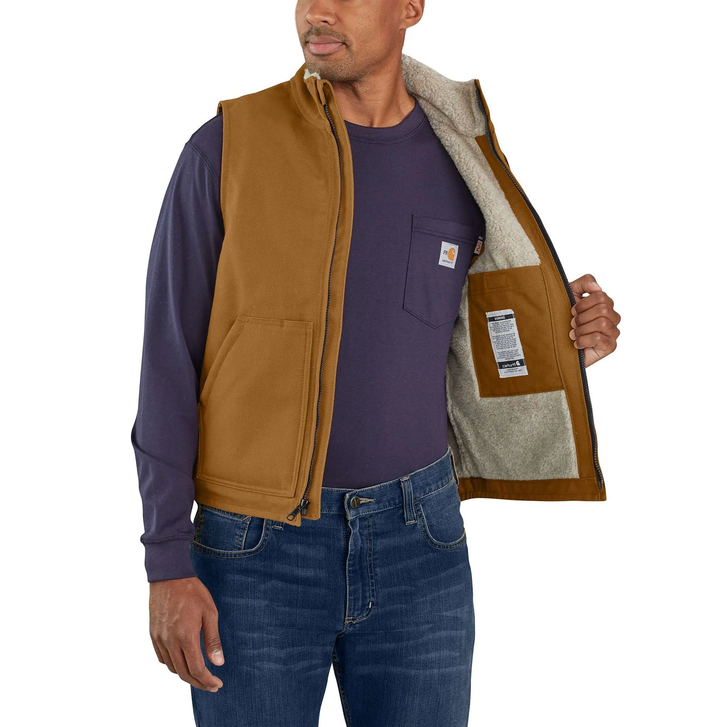 FR Duck Mock Neck Vest