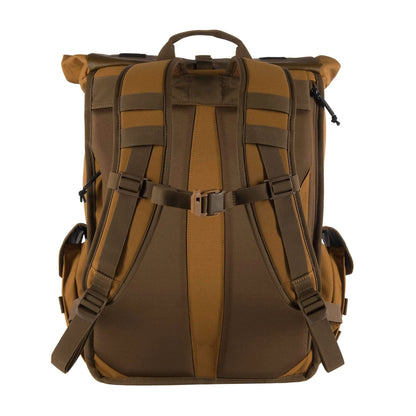 40L Nylon Roll-Top Backpack