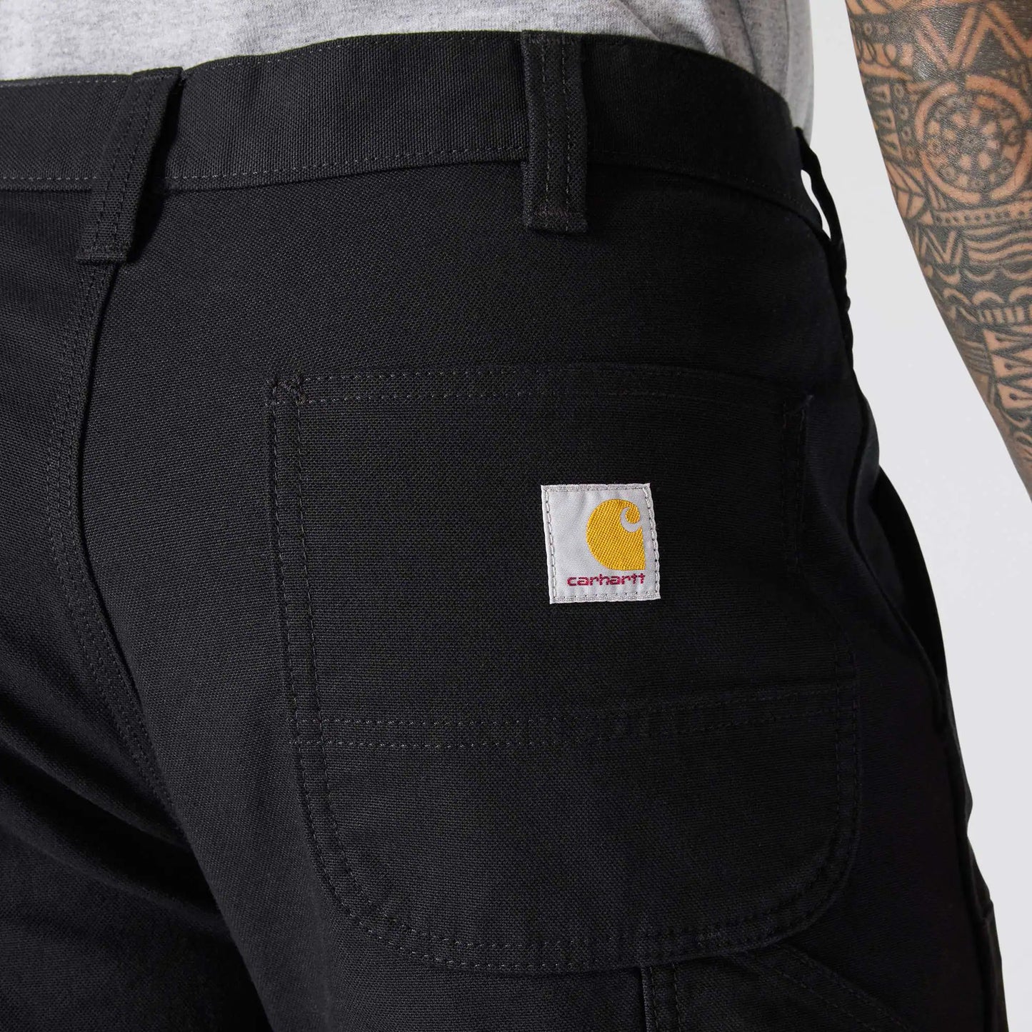 Relaxed Straight Rugged Flex™ Duck Double-Front Dungaree