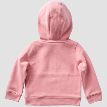 Girls' Long Sleeve Half-Zip Hooded Logo Sweatshirt (Baby/Toddler)