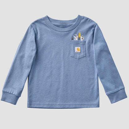 Boys' Long Sleeve Tool Pocket T-Shirt (Toddler/Child)