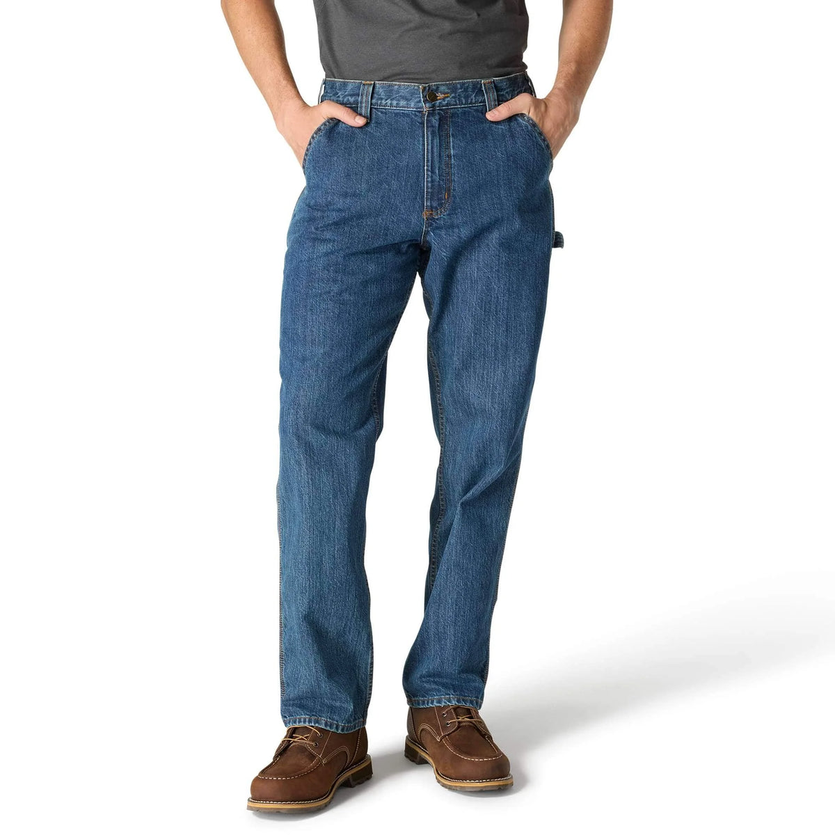 Loose Straight Denim Dungaree