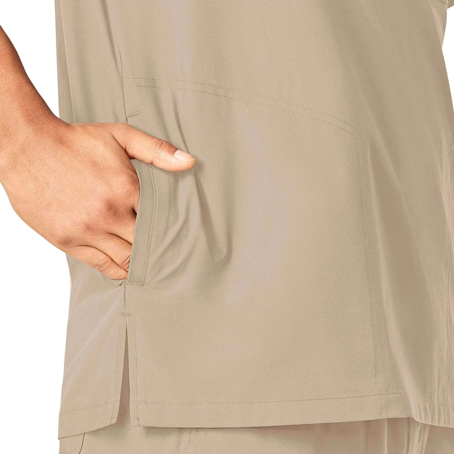 Force Essentials V-Neck Shirttail Scrub Top