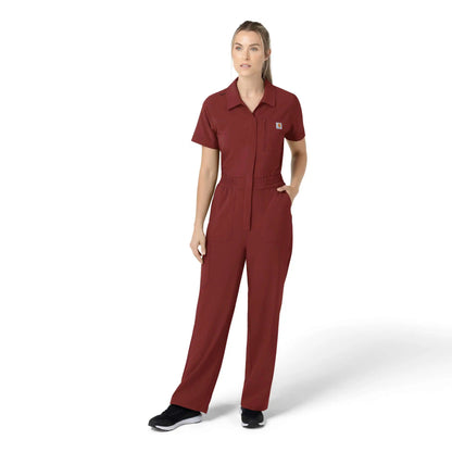 Women's  Force Cross-Flex Short Sleeve Scrub Coverall