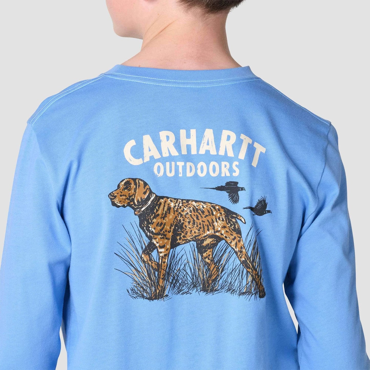 Boys' Long Sleeve Hunting Dog T-Shirt (Toddler/Child/Youth)