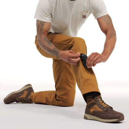 Relaxed Straight Rugged Flex™ Duck Double-Front Dungaree
