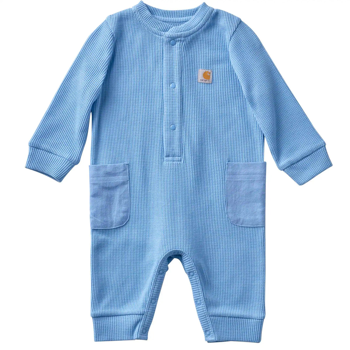 Kids' Long Sleeve Thermal Henley Coverall (Baby)