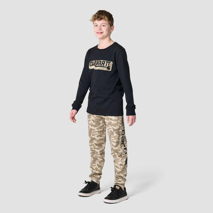 Boys' Long Sleeve Camo Logo T-Shirt (Child/Youth)