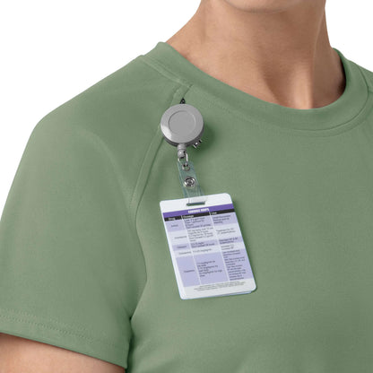 Women's Force Cross-Flex Knit Crew Neck Scrub Top