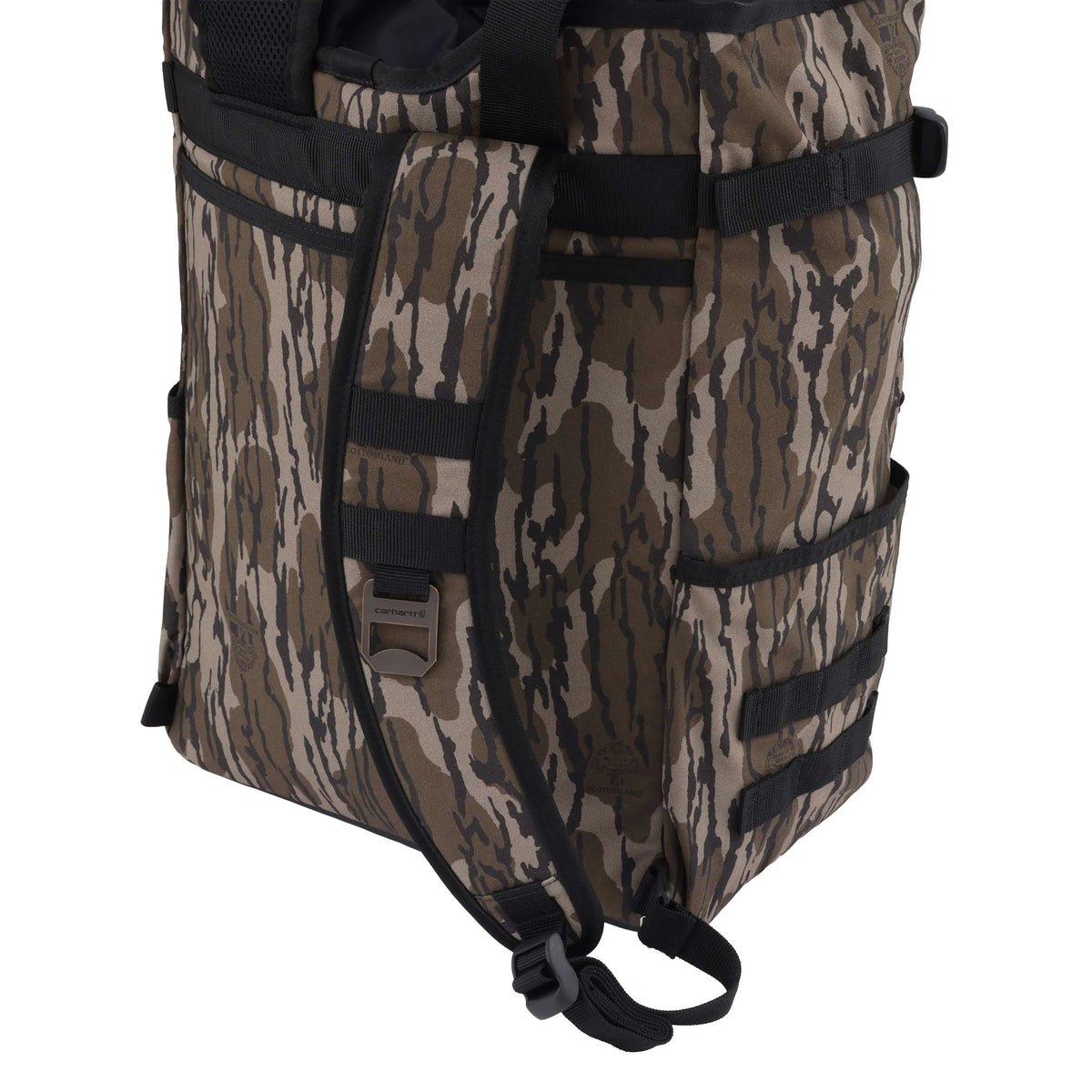 28L Nylon Cinch-Top Convertible Tote Backpack