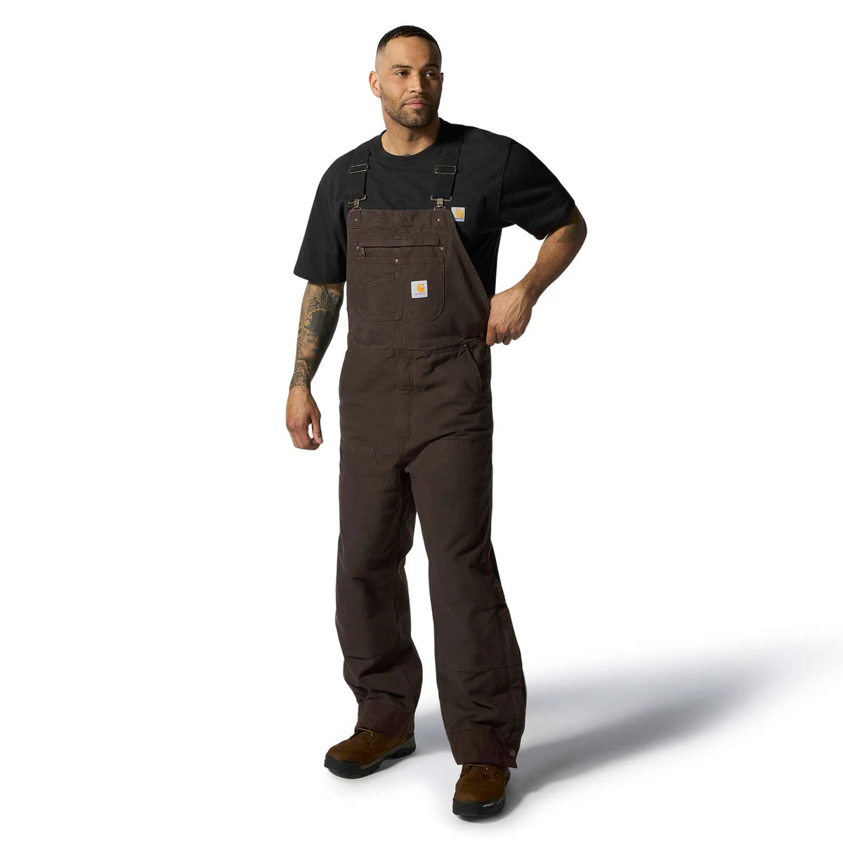 Washed Duck Insulated Bib Overall