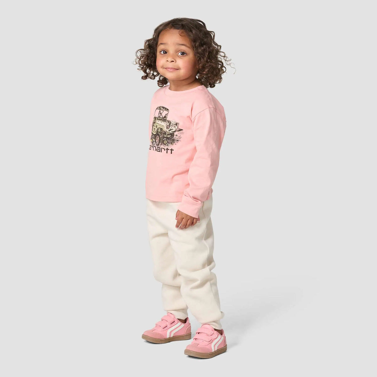 Girls' Elastic Waistband Logo Sweatpant (Baby/Toddler)