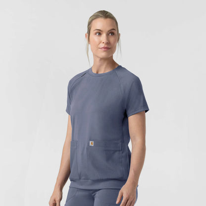 Women's Force Cross-Flex Knit Crew Neck Scrub Top