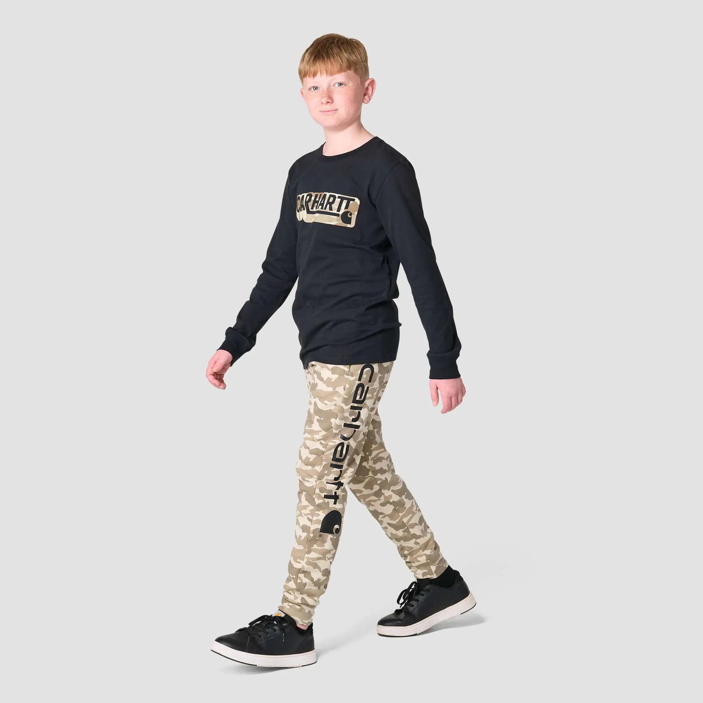 Boys' Elastic Waistband Fleece Camo Printed Sweatpant (Child)