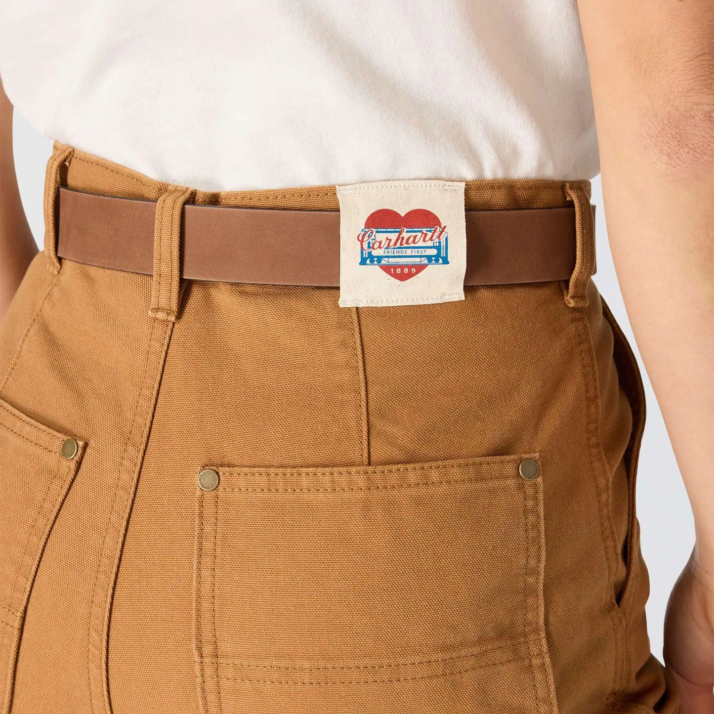 Women's Vintage Fit Double-Front Canvas Pant