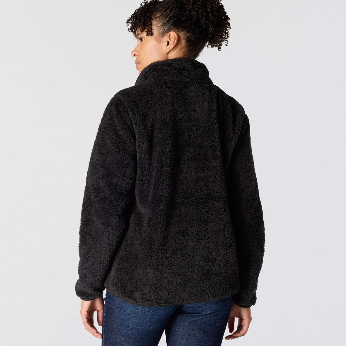 Women's Loose Fit Fleece Pullover - 3 Warmest Rating
