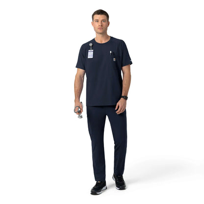 Force Cross-Flex Knit Crew Neck Scrub Top