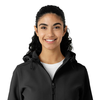 Women's Bonded Fleece Scrub Hoodie