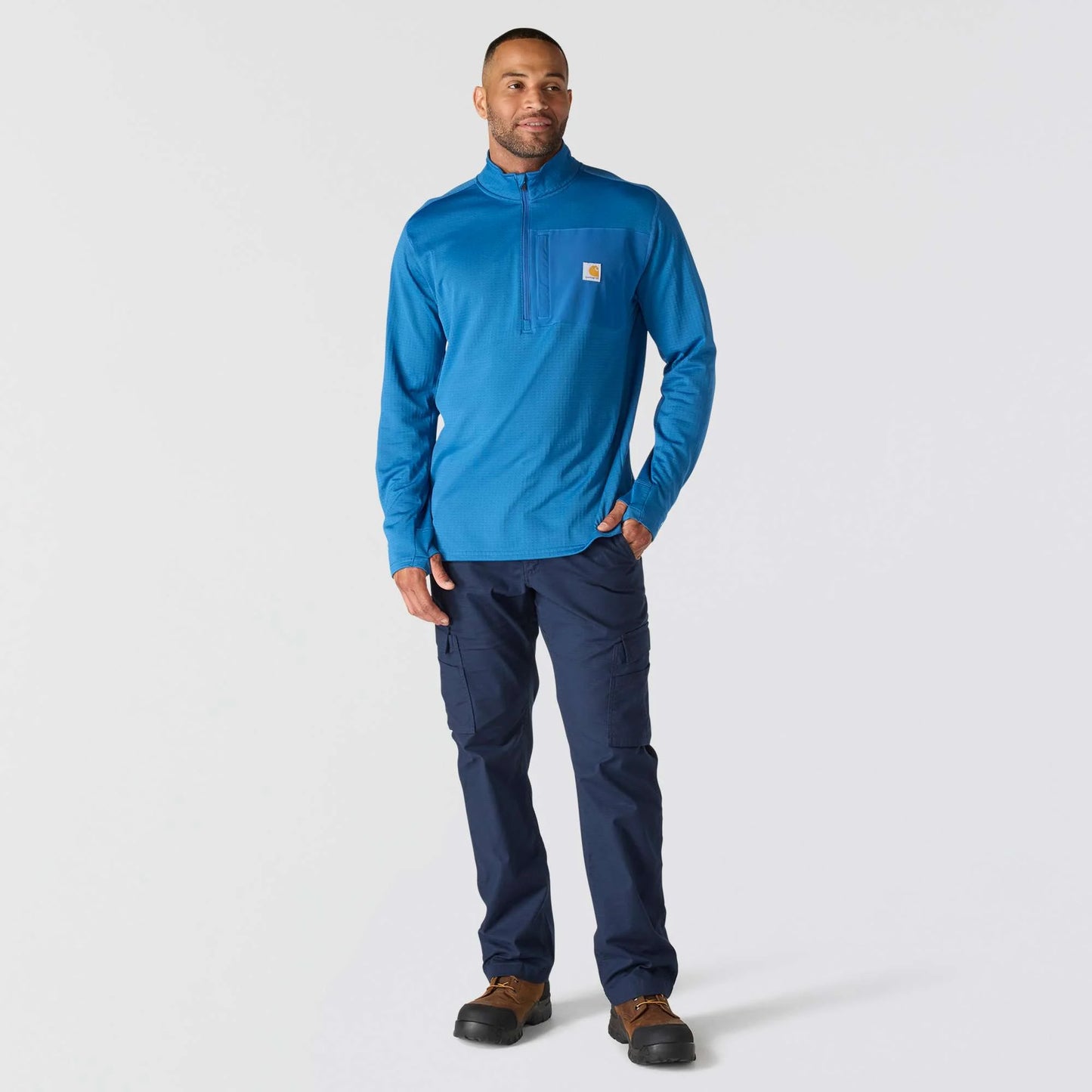 Force Ironwood Relaxed 1/2-Zip Mock Neck