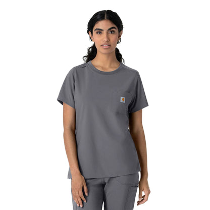 Women's Force Cross-Flex Crew Neck Scrub Top