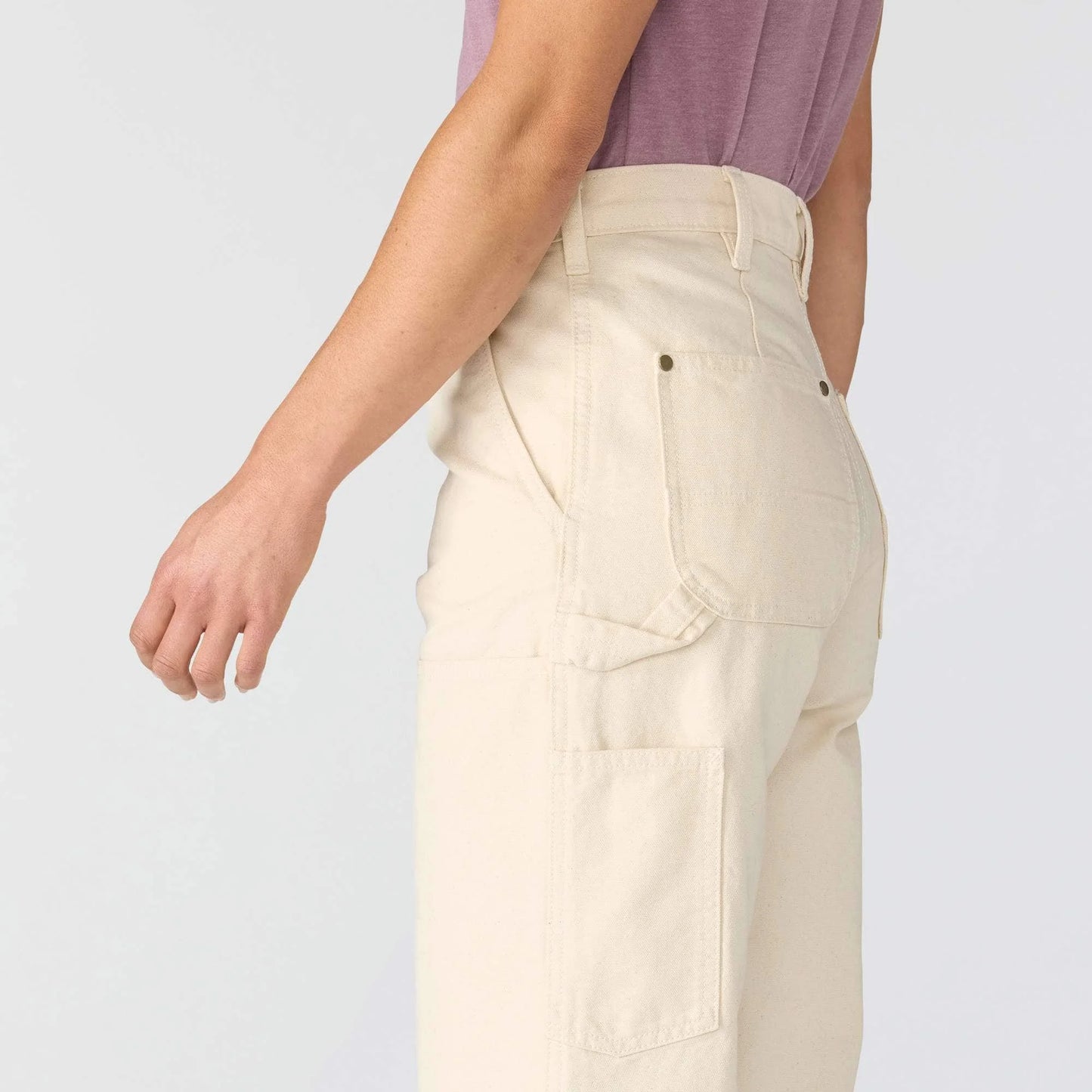 Women's Vintage Fit Double-Front Canvas Pant