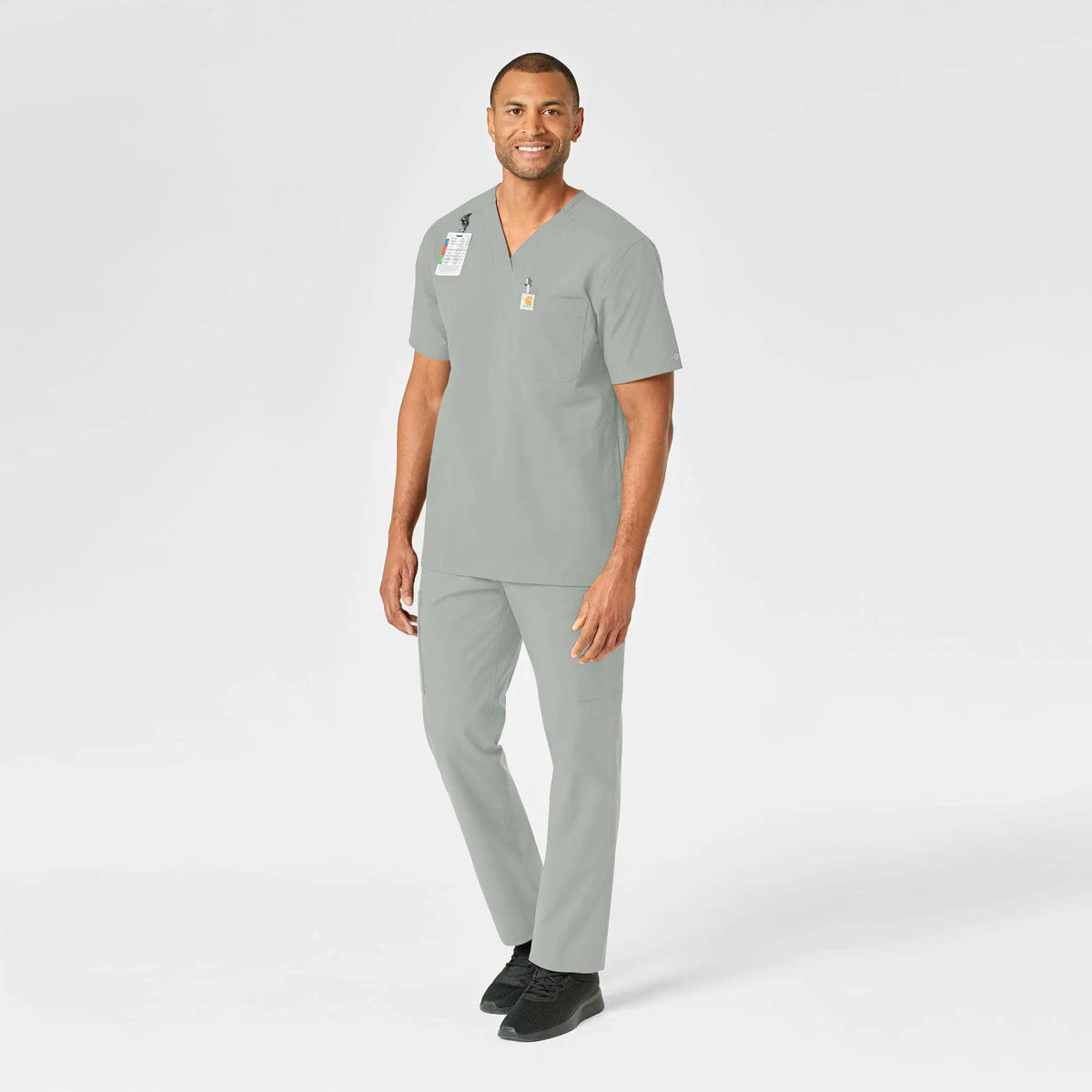 Force Essentials V-Neck Shirttail Scrub Top