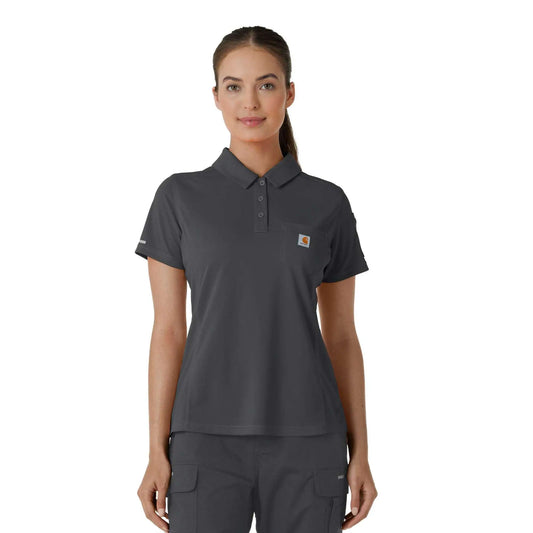 Women's Rugged Flex® RSCU Lightweight Short Sleeve Polo Scrub Top