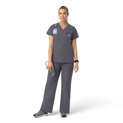 Women's Rugged Flex FLD V-Neck Scrub Top