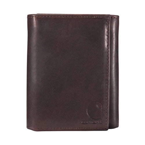 Oil Tan Leather Trifold Wallet