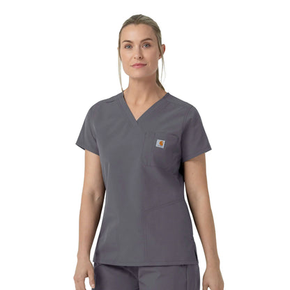 Women's Rugged Flex FLD V-Neck Scrub Top