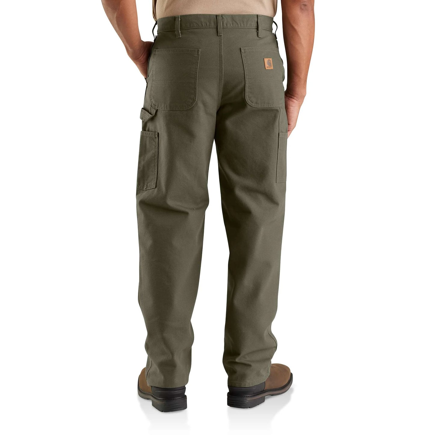 Loose Straight Washed Duck Dungaree