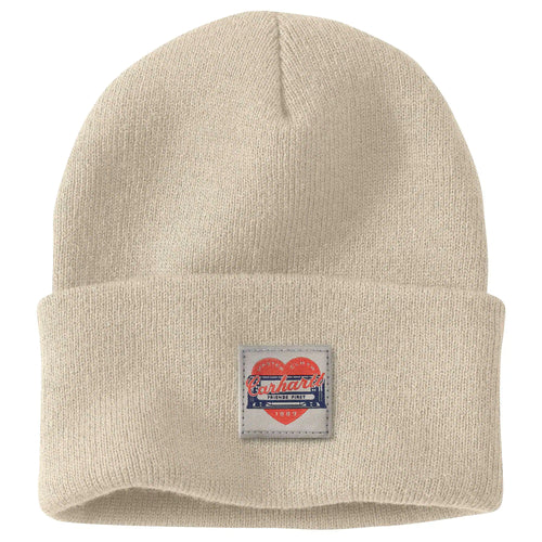Heart Patch Cap Beanie