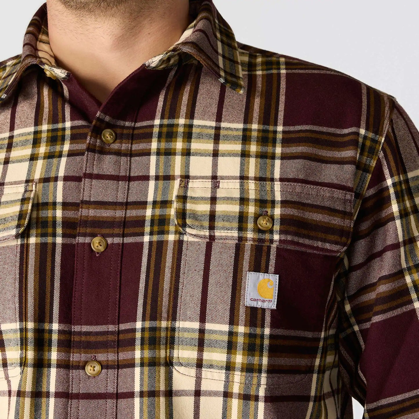 Hubbard Loose LS Plaid Shirt
