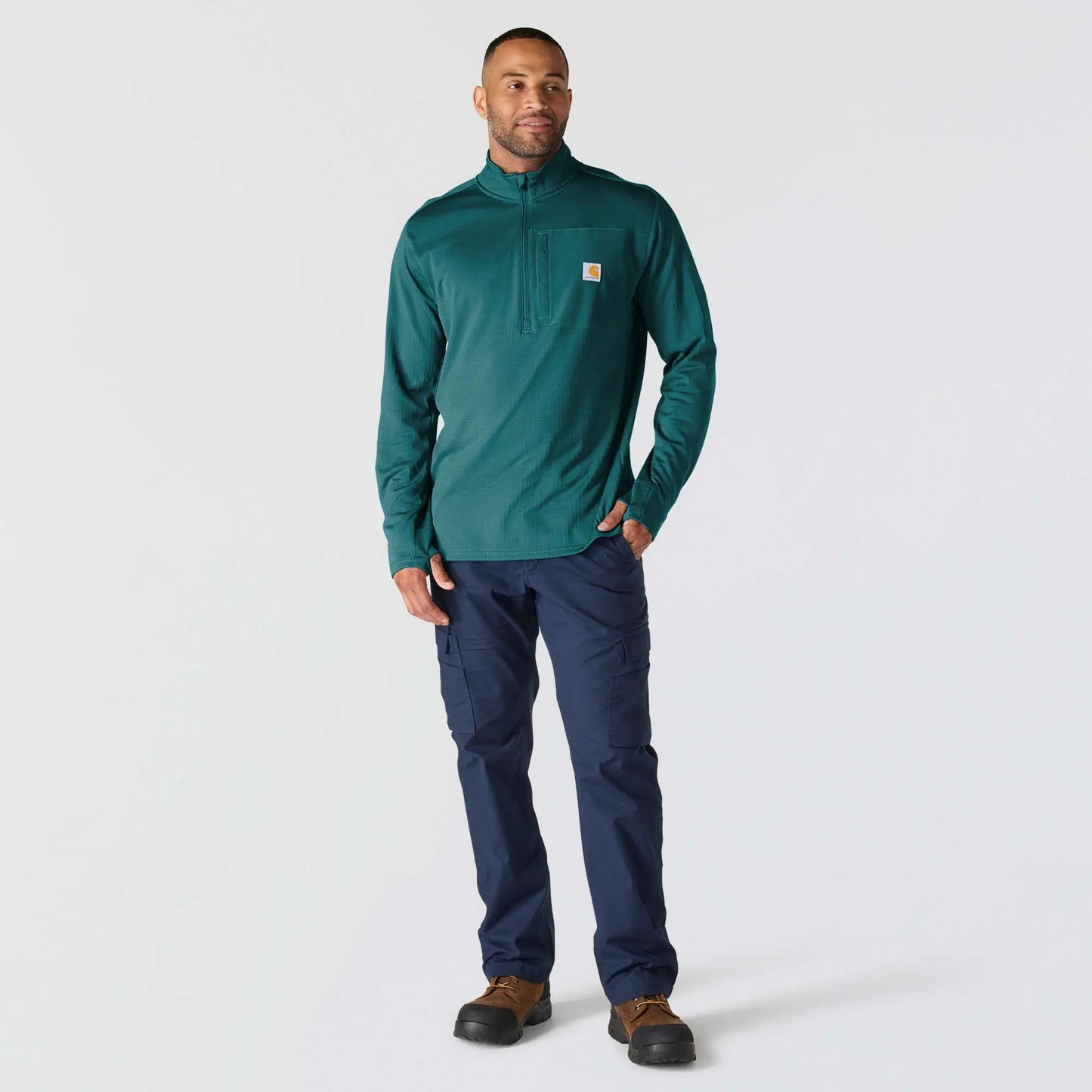 Force Ironwood Relaxed 1/2-Zip Mock Neck