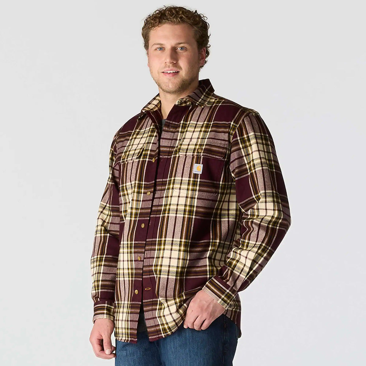 Hubbard Loose LS Plaid Shirt