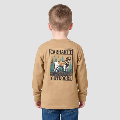 Boys' Long Sleeve Duck Camo Dog Pocket T-Shirt (Toddler/Child/Youth)