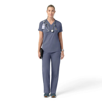Women's Force Cross-Flex Knit V-Neck Scrub Top