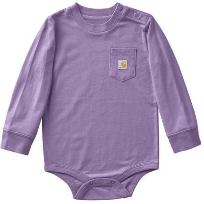 Kids' Long Sleeve Pocket Bodysuit (Baby)