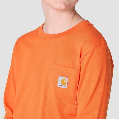 Boys' Long Sleeve Puppy Pocket T-Shirt (Toddler/Child/Youth)