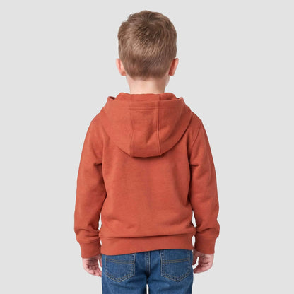 Boys' Long Sleeve Half-Zip Hooded Logo Sweatshirt (Baby/Toddler)