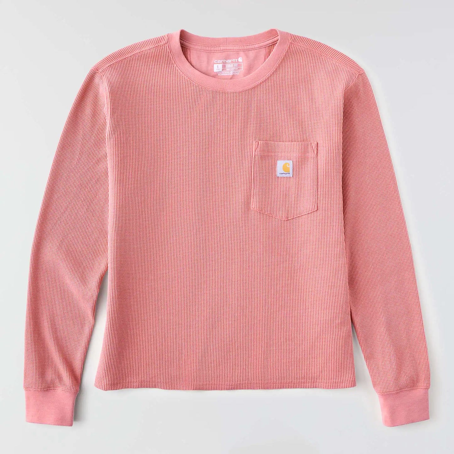 Women's Waffle Knit Loose LS T-Shirt
