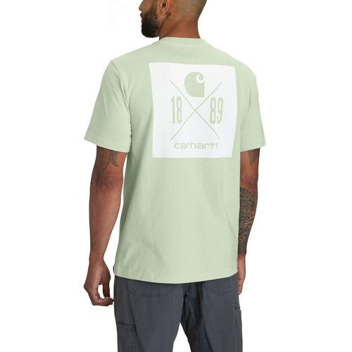 Relaxed Fit Heavyweight Short-Sleeve Pocket 1889 Graphic T-Shirt