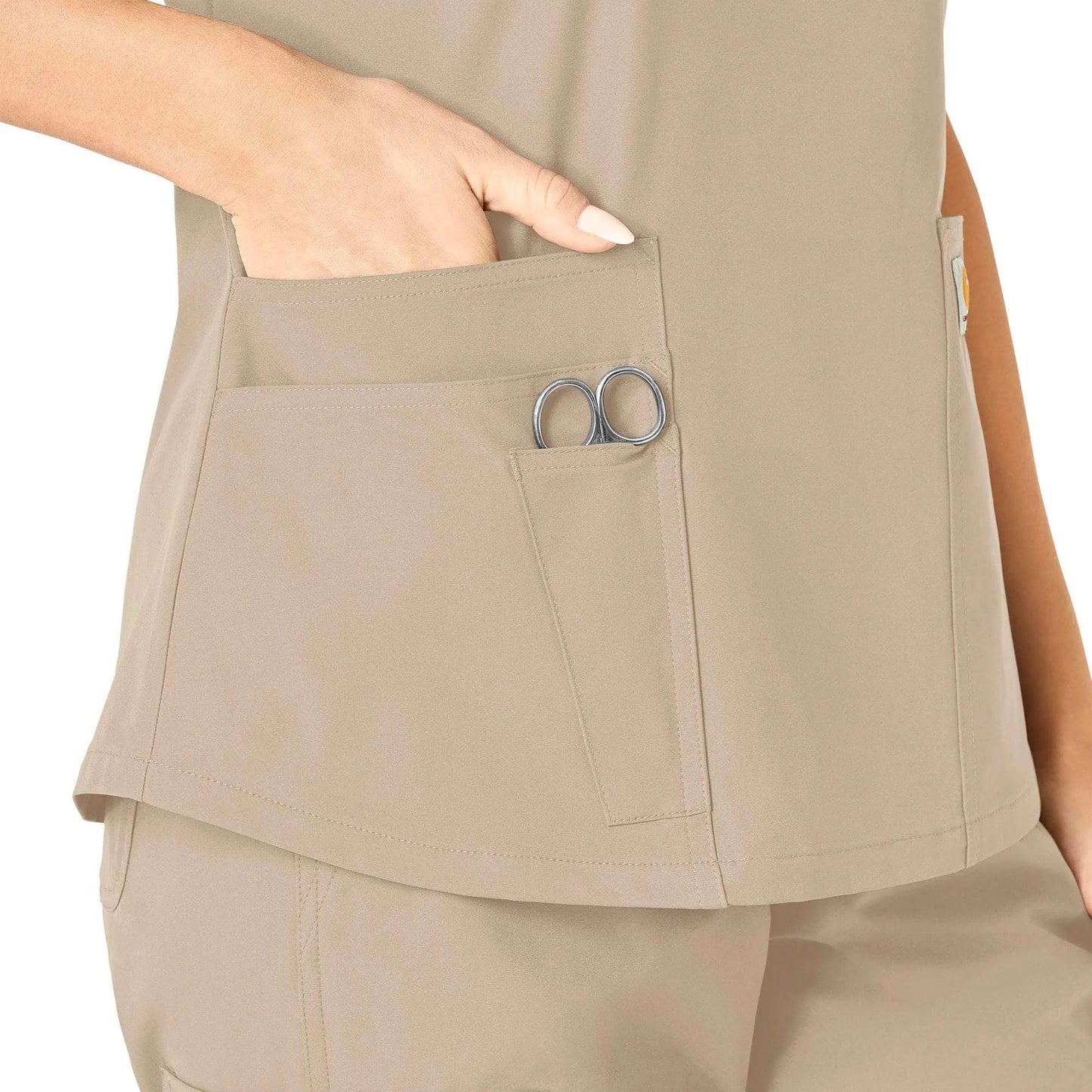 Women's Force Essentials V-Neck Scrub Top