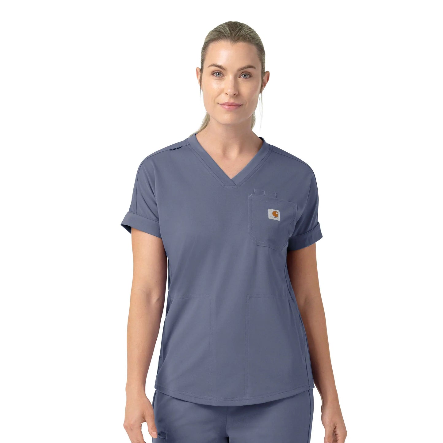 Women's Force Cross-Flex Knit V-Neck Scrub Top