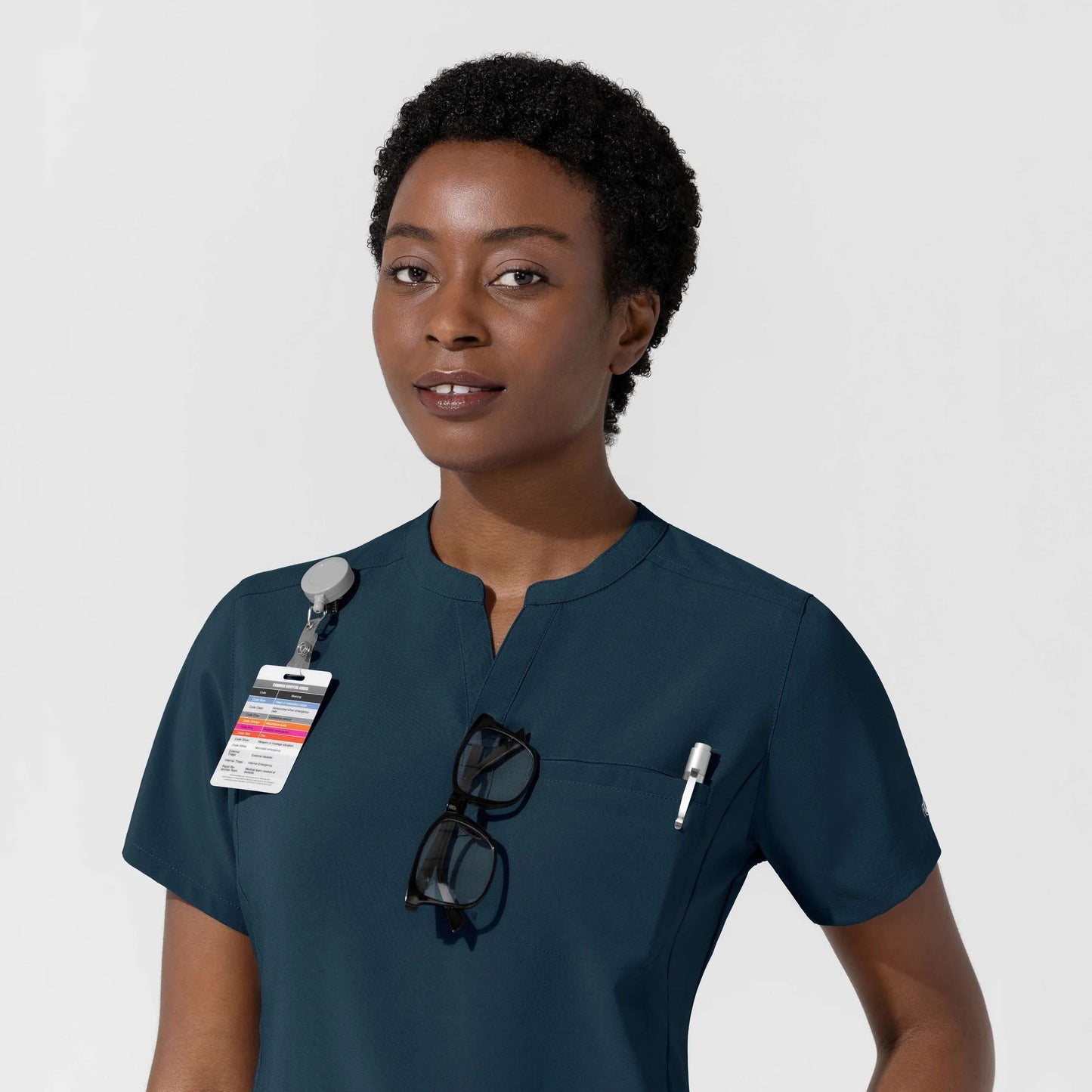 Women's Force Cross-Flex Chest Pocket Scrub Top