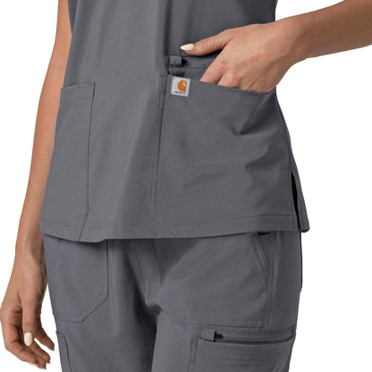 Women's Force Cross-Flex  Flex Panel V-Neck Scrub Top