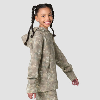Girls' Long Sleeve Hooded Camo Graphic Sweatshirt (Child/Youth)