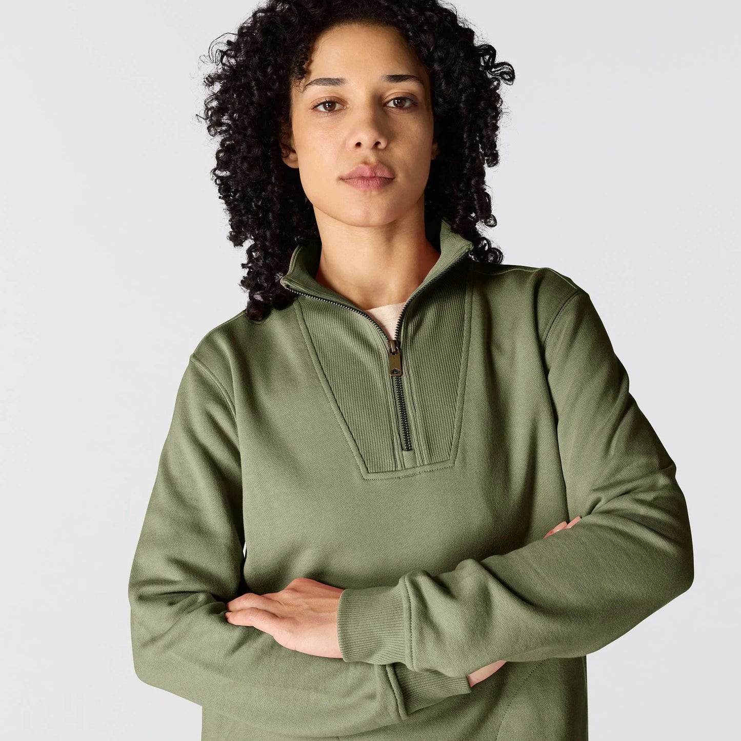 Women's TENCEL™ Fiber Series Half-Zip Sweatshirt